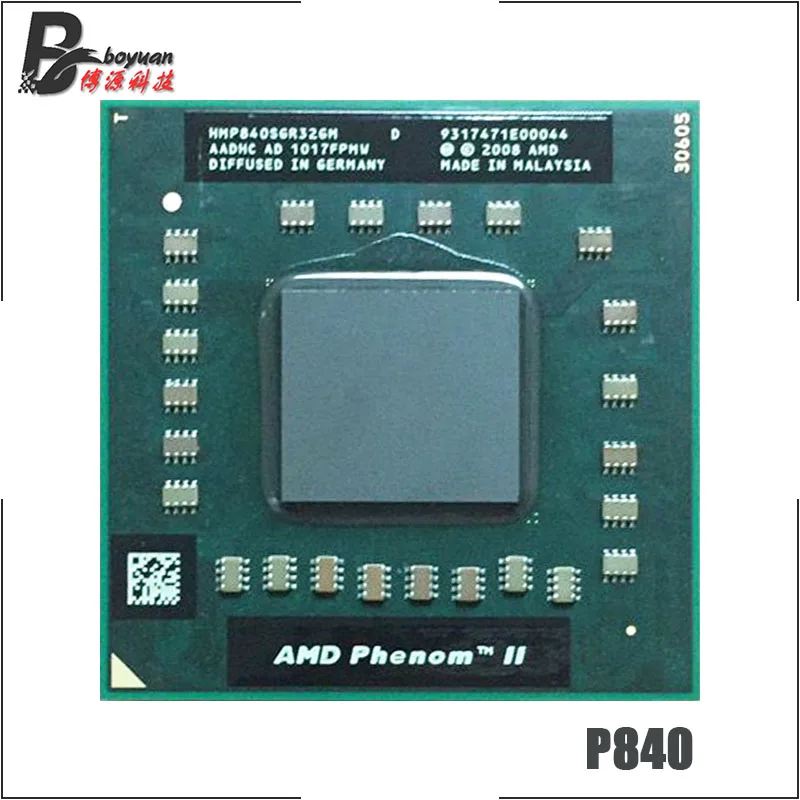 Четырехъядерный мобильный процессор AMD Phenom II P840 1 9 ГГц трехъядерный трехпоточный