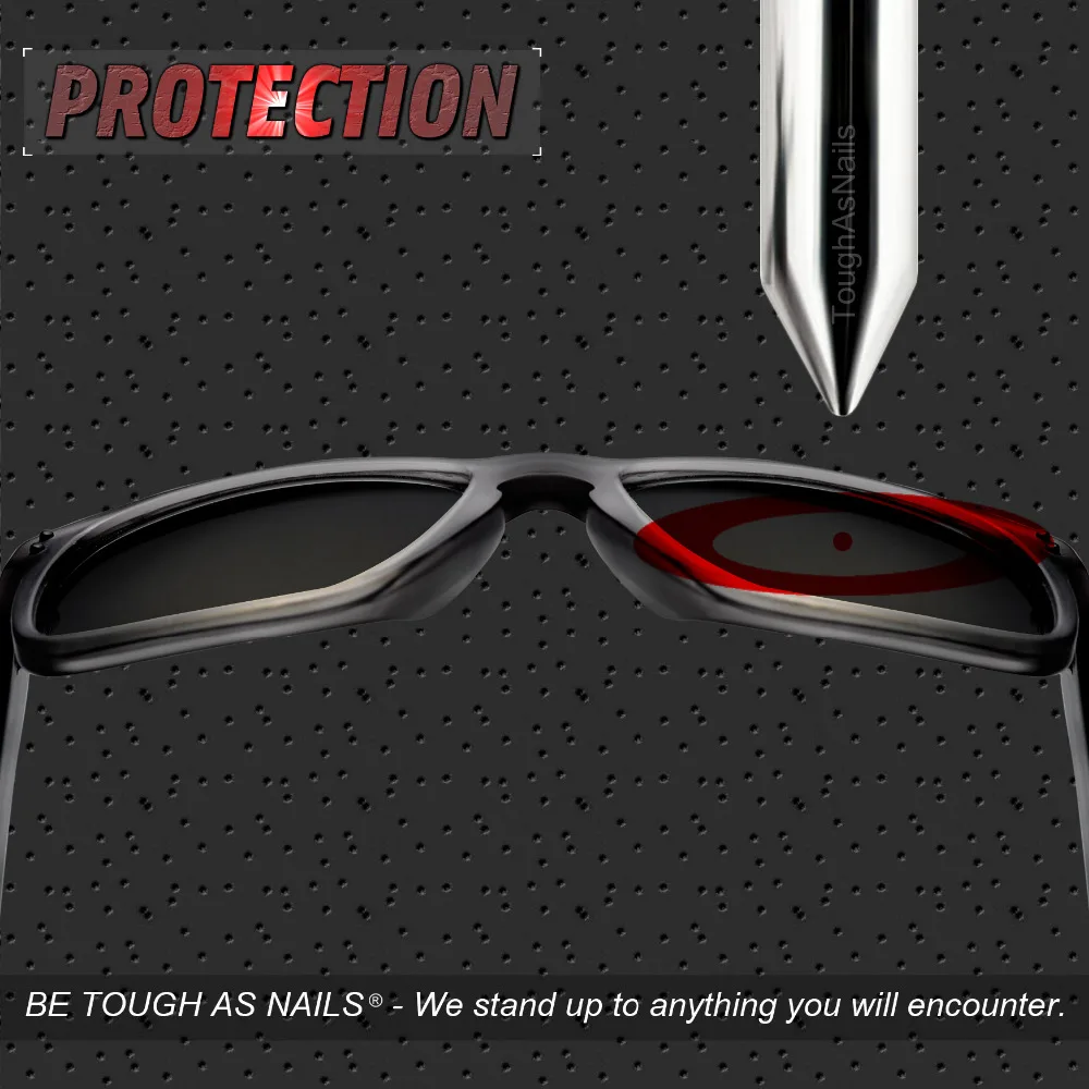 ToughAsNails Поляризованные замены линзы для Frogskins Солнцезащитные очки Oakley фиолетовый зеркальный(объектив только