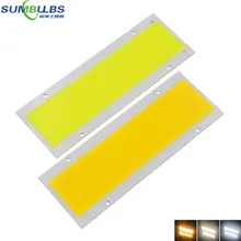 Factory Outlet 140x50mm 12V 20W COB Panel Strip LED lights bulbs lamps DC12 14V high bright