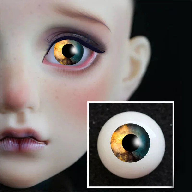 BJD eyes 8 мм 12 мм 14 мм 16 мм 18 мм 20 мм 22 мм акриловый глаз мяч для BJD кукла ручной работы без зрачков ночной глаз 1/4 1/6 SD кукла