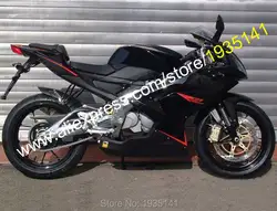 Лидер продаж, для Aprilia RS125 аксессуары 2007-2011 RS 125 07 08 09 10 11 тела работы черные мотоциклетные обтекателя (литья под давлением)