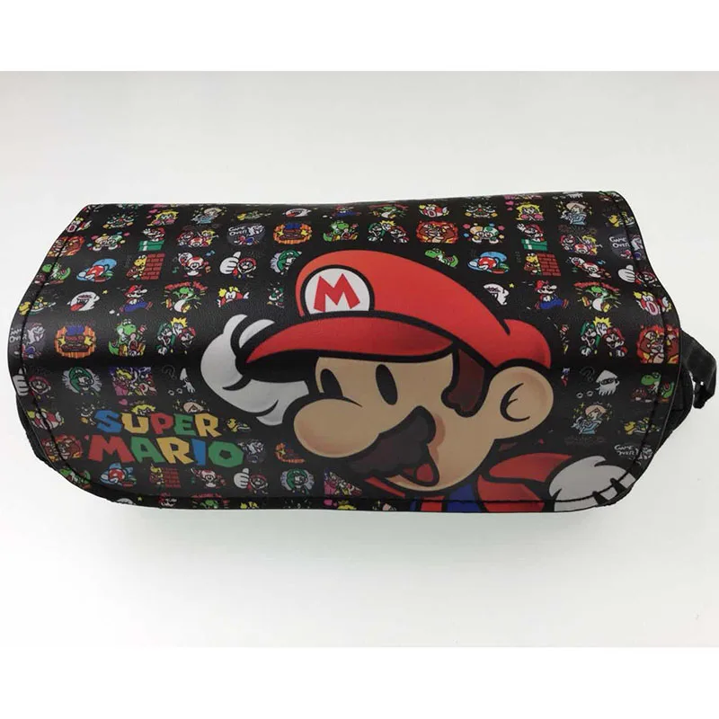Игровой мультфильм симпатичный Карандаш сумка для канцелярских принадлежностей Супер Марио косметички подарок подростка двойная молния
