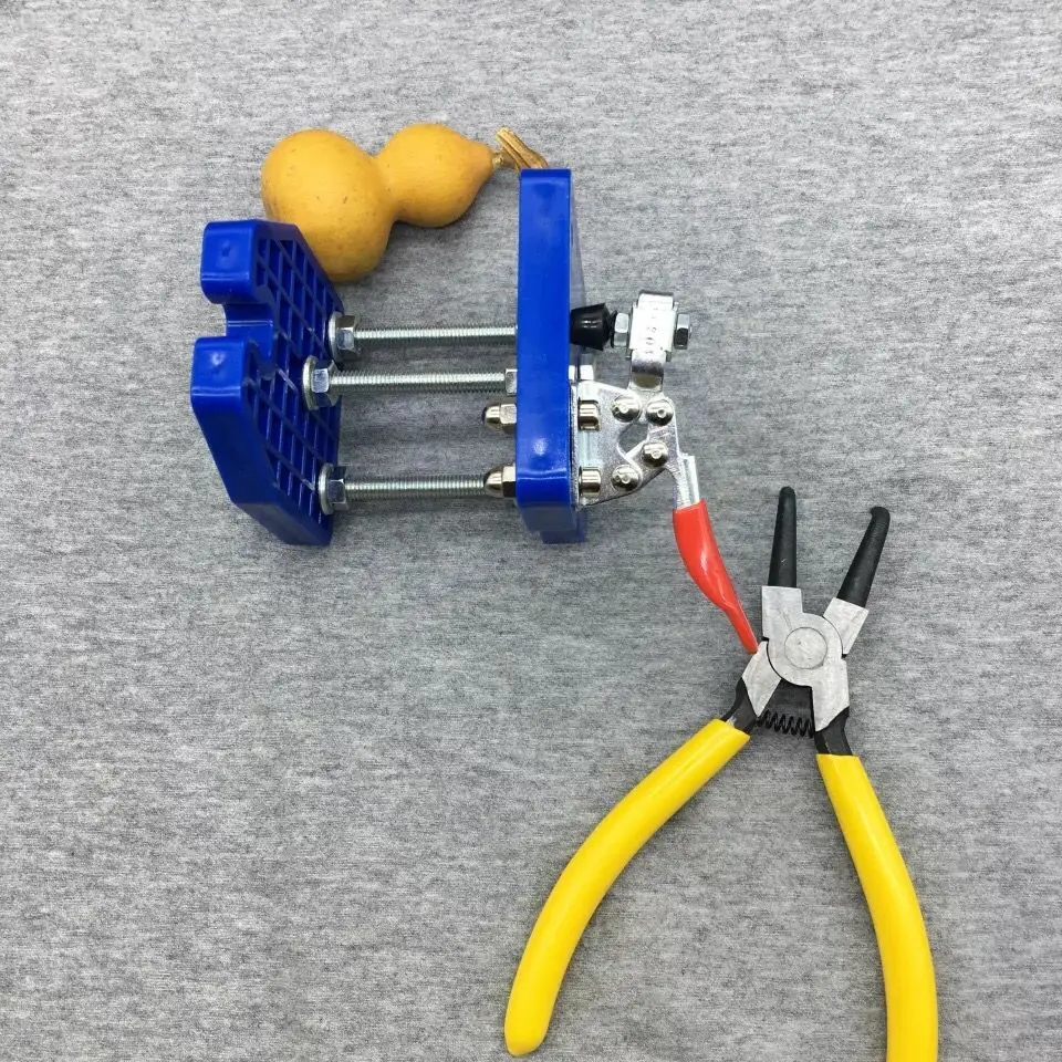 New Slingshot Bow Rubber band Tool assistant + bend head clamp Fast clip on tie Rubber band tool