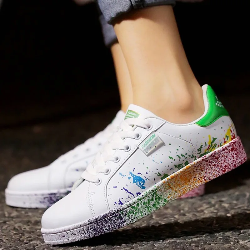 2018 Big Size 35-46 Men's Casual Sneakers Men and Women Skateboarding Shoes Breathable Couples Leisure Shoes Chaussure Homme