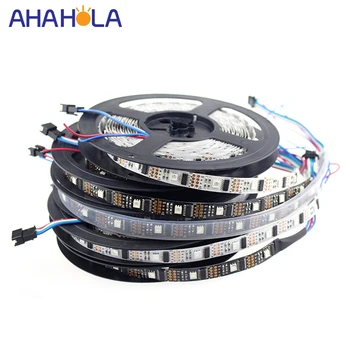 

5m WS2801 Led Strip,Addressable WS2801 rgb 32 led tv Ambilight,5v WS2801 Strip Raspberry Pi Arduino Control White or Black PCB