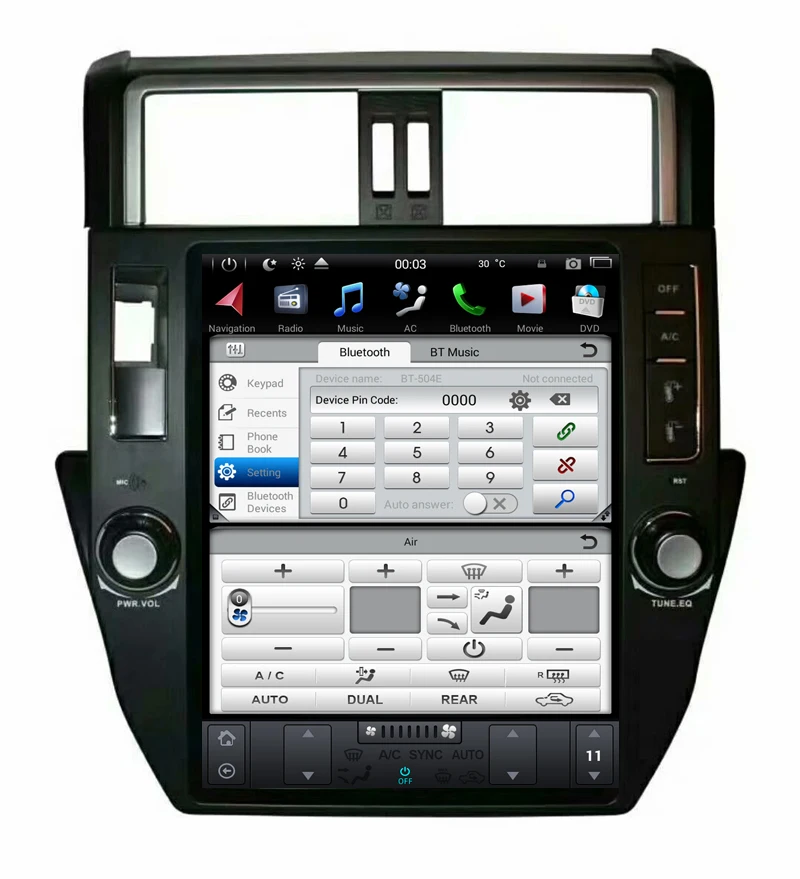 Perfect 12.1inch tesla style android 7.12 car dvd player for TOYOTA PRADO LC150 PRADO 150 2010-2013 with gps navigation wifi USB 4 Perfect 12.1inch tesla style android 7.12 car dvd player for TOYOTA PRADO LC150 PRADO 150 2010-2013 with gps navigation wifi USB 4