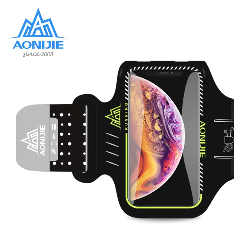 

AONIJIE Water Resistant Cell Mobile Phone Sports Running Armband Arm Bag Jogging Case Holder Cover For Fitness Gym Workout A892S