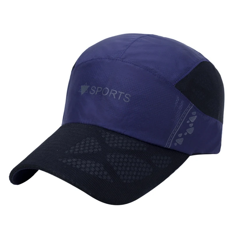 

Summer Fashion Running Cap Women Men Mesh Breathable Snapback Cap Unisex Adjustable Sport Hats Outdoor Sports Sunshade Cap