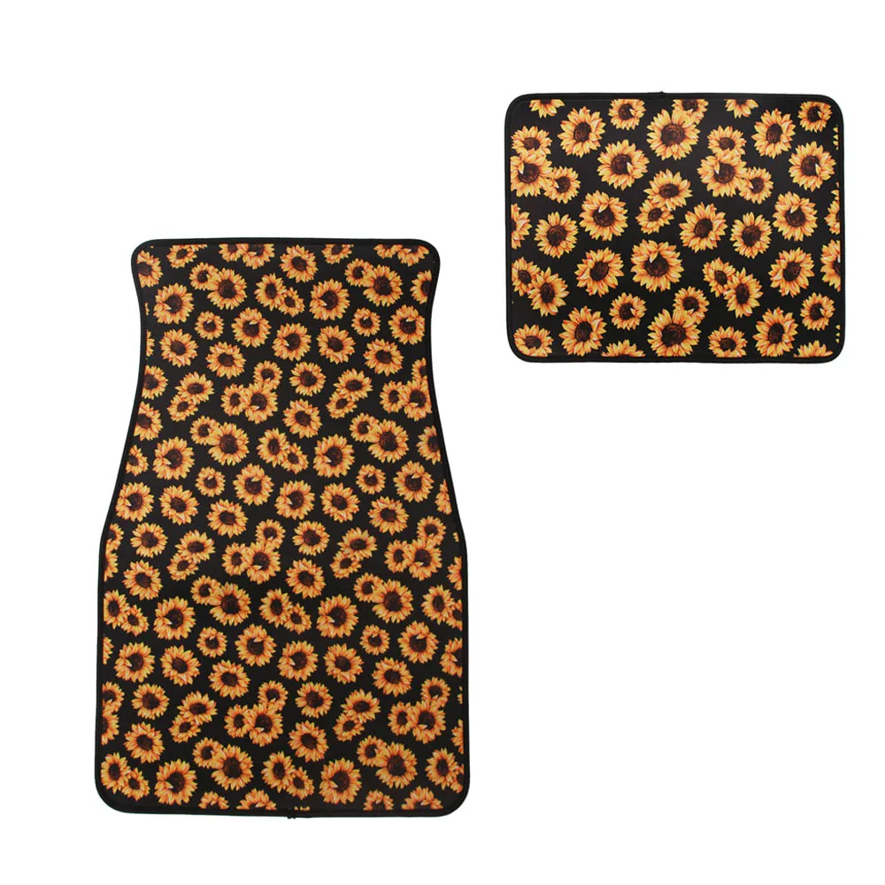 496-sunflower car mat (1)