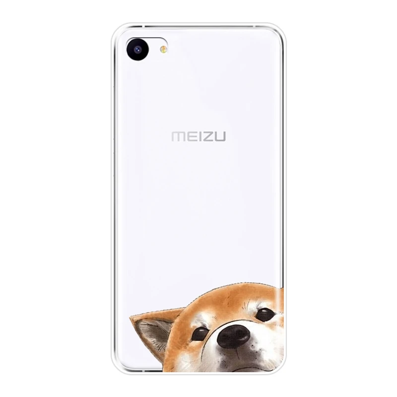 Мягкий силиконовый чехол для телефона Meizu 16th 16x15 Lite 16 Plus Шиба ину собака милый
