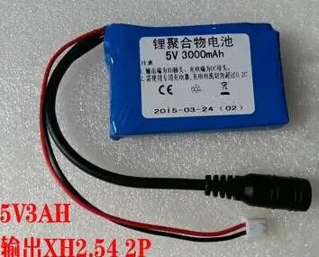 5 v 3Ah литиевая батарея 5 v 3000 mAh литий-полимерные заряжаемые аккумуляторы