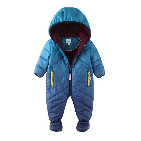 Mingkids Baby Snowsuit Infant Boy Rompers Ski Jumpsuit Outdoor Winter Warm Thicken Snow Suit for