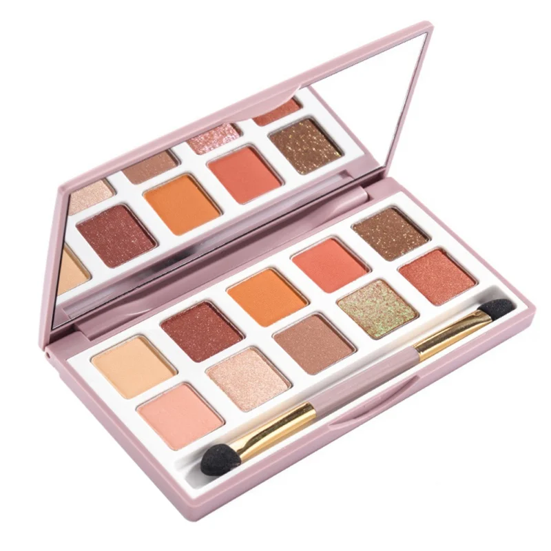 

1 Sets/10 Color Multicolor lameila Geometric three-dimensional Eyeshadow Glitter Matte Pearlescent Makeup Eyeshadow femme