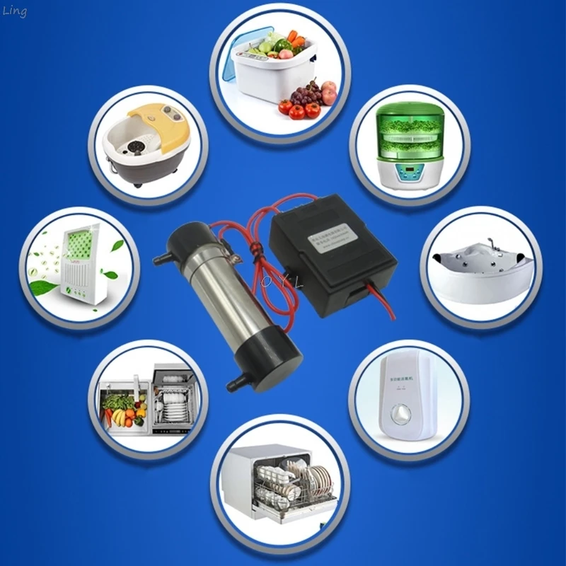 Ac220в 500 мг генератор озона трубка для DIY очистки воды очиститель воздуха холодильник посудомоечная машина аксессуары для бытовой техники