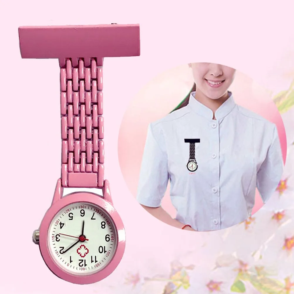 Nurse Quartz Watch Brooch Pocket Brooch Clip Medical Nurse Pocket Nursing Watch TS95 4