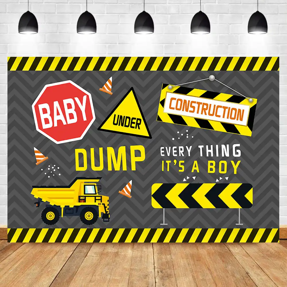 construction baby shower