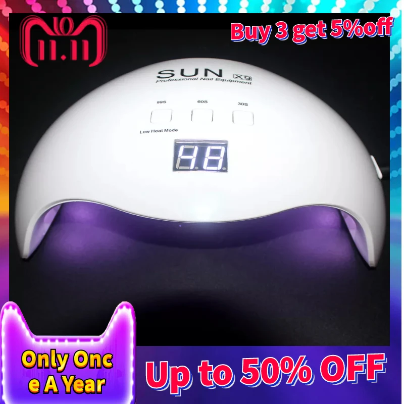 

SUN lamp Nail SUN X9 48W UV lamp LED Ice lamp Nail Gel Polish Dryer Manicure Drying Machine For All Gel Nails Art Curing lamps