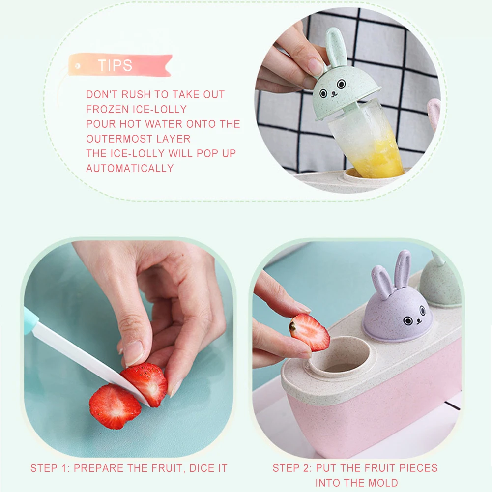 DIY Кролик Лодка Форма для изготовления мороженого мультфильм домашнее креативное домашнее мороженое форма набор декоратор для десерта инструменты для приготовления печенья