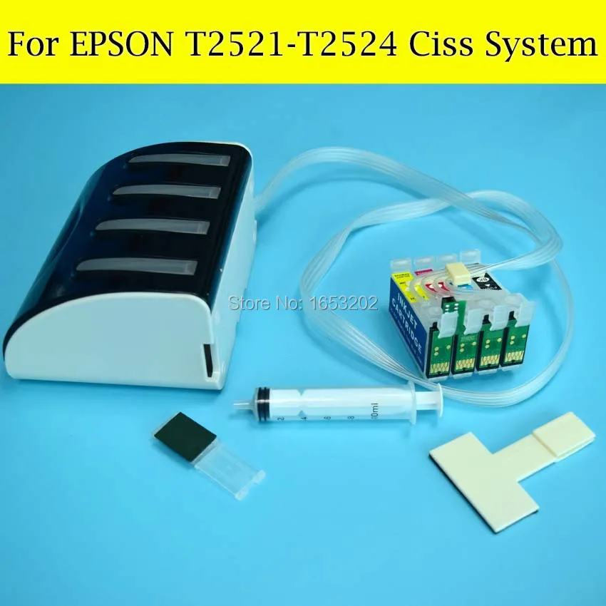 EPSON T2521 K-C-M-Y Ciss 5