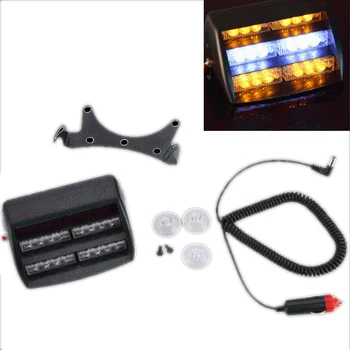 

10x) Feux Gyrophare Intervention Penetration Strobe Pare Brise 18 LED 3 Modes