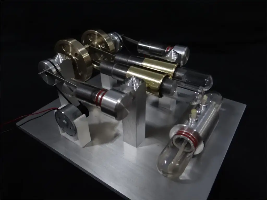 

Stirling Engine model Internal Combustion Engine Miniature Generator Birthday Gift Steam Engine Model