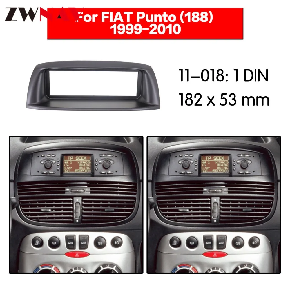 

Car DVD Player frame For FIAT Punto 188 1999-2010 1DIN Auto Radio Multimedia NAVI fascia