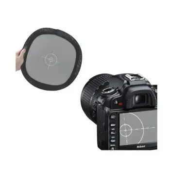 

12" 18% Grey/White Balance Card Two Sides Double Face Focus Board for Photograph Equipment