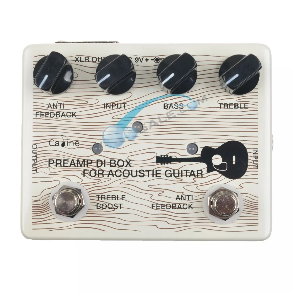 Caline CP 67 DI Box For Acoustic Guitars Pedal Effect 9V