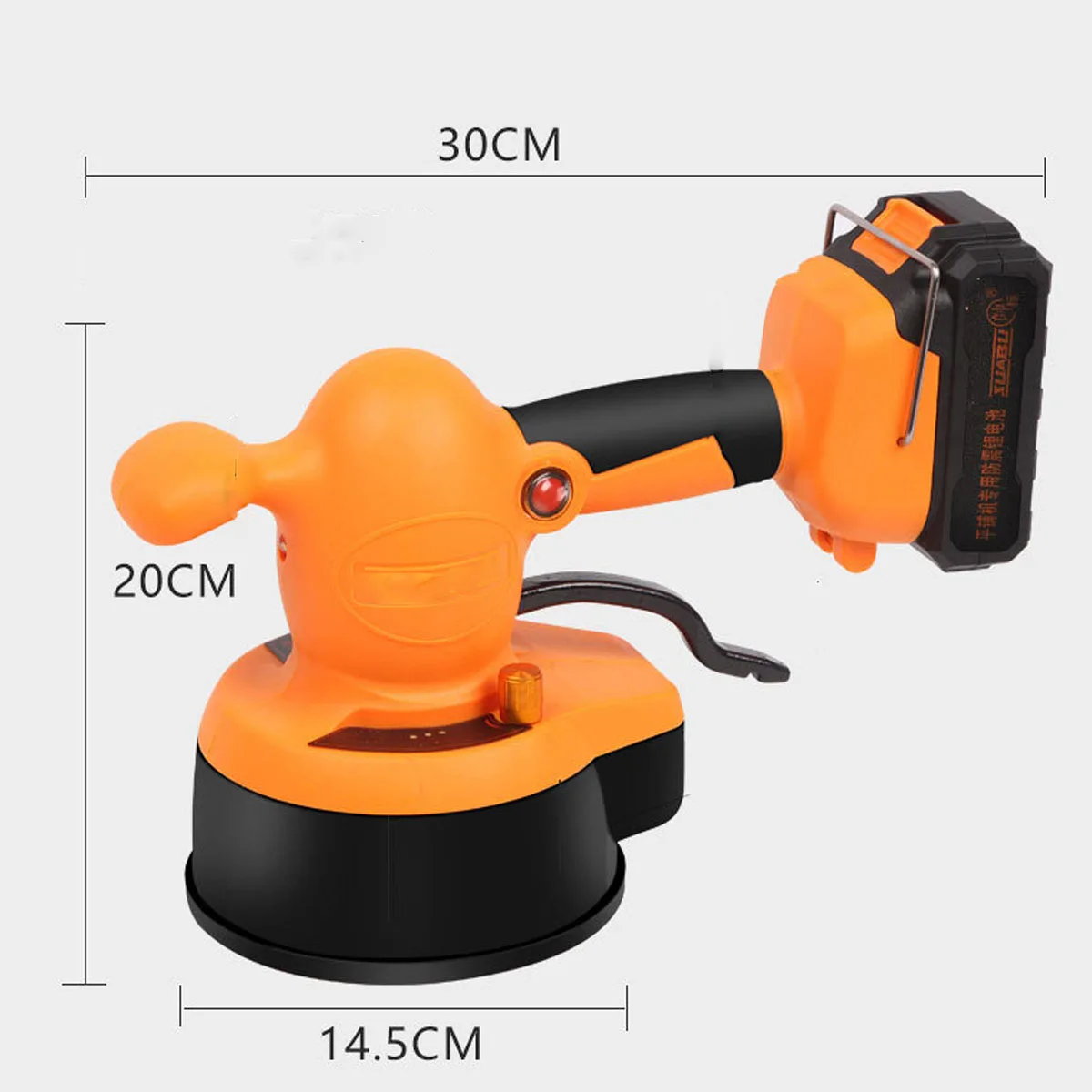 Drillpro Smart Electric Automatic Tiling Tiles Vibrator Leveling Machine Suction Cup Adjustable LED Light Floor Wall Laying Tool