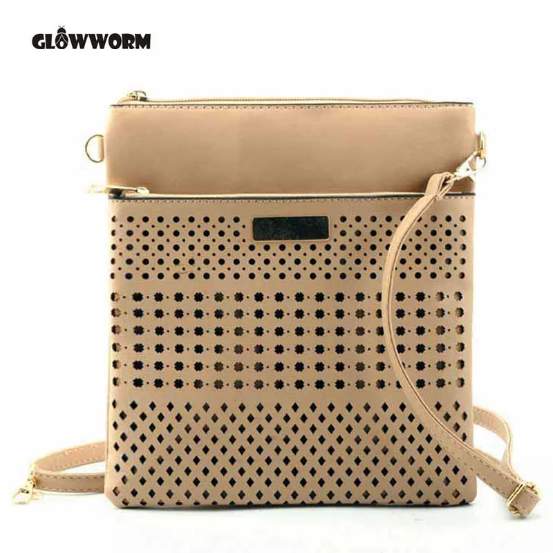 

GLOWWORM Hollow Out Women Messenger Bags Ladies Crossbody Bags For Women Casual Clutch Shoulder Bag Dollar Price