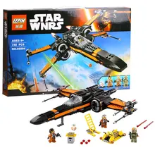 748 шт. Звездных войн первый заказ POE X-wing Fighter собраны игрушки Building Block