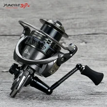 Металлическая рыболовная спиннинговая Катушка 2000-5000 ультра-твердая 13+ 1 подшипниковая Рыболовная катушка углеродная коромысла высококачественная металлическая Рыболовная катушка