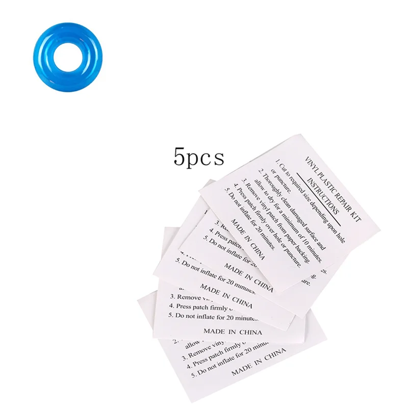 

5pcs/set PVC Puncture Repair Adhesive Patch For Inflatable Toy Swimming Pools Float Air Bed Dinghies Circular Patches