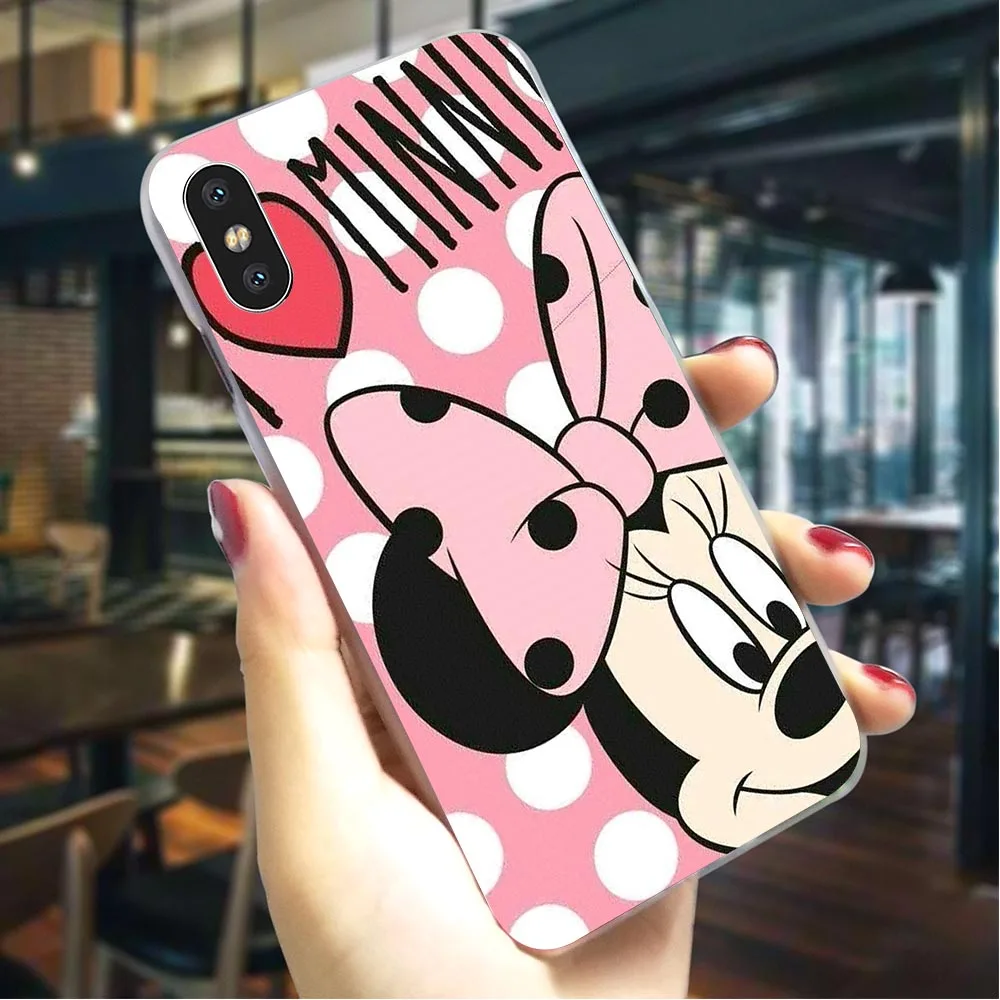Plastic Phone Cover for iPhone SE Minnie Mouse Case for iPhone XR Cases X XR 7 8 Plus 6 6S 5 5S Xs Max