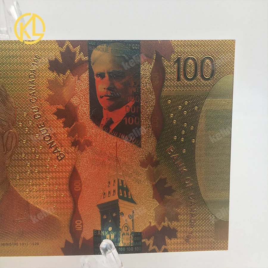 10 шт./лот Banque Du Канада сувенирная банкнота 100 долларов Изысканная для сувенирной