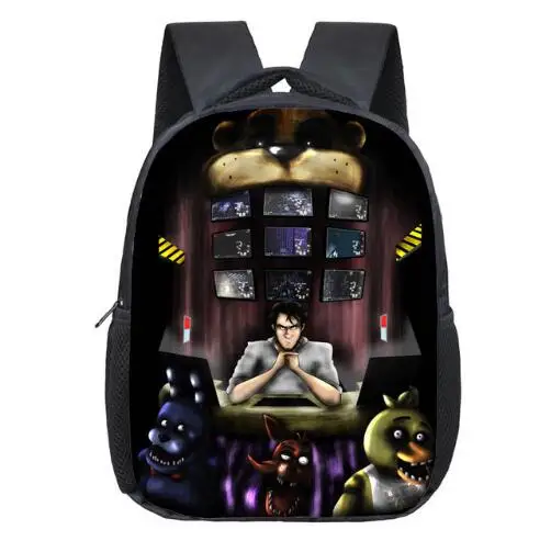 picture color 12 дюймов Детские пять ночей на рюкзаки с принтом Фредди аниме Fnaf рюкзак для мальчиков и девочек школьные сумки детский школьный рюкзак мини Повседневный Рюкзак - Цвет: picture color