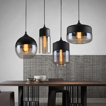 Lámpara colgante de cristal de estilo contemporáneo moderno, 4 luces, accesorios e27 e26 LED para cocina, restaurante, cafetería, Bar y sala de estar