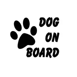 14*12 см собака на борту стикеры собака в автомобиль щенок окна наклейка аксессуары для украшения автомобиля