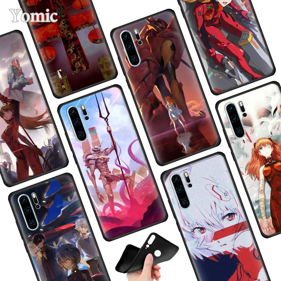 

Neon Genesis Evangelion Back Silicone Case for Huawei P30 P20 Pro P9 P10 P20 P30 Lite P Smart Plus Mate 10 20 Pro Case
