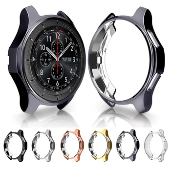 

360 case on sumsung Gear S3 bracelet protective cover for Samsung Galaxy Watch 46mm 46 mm S 3 GearS3 screen protector protection
