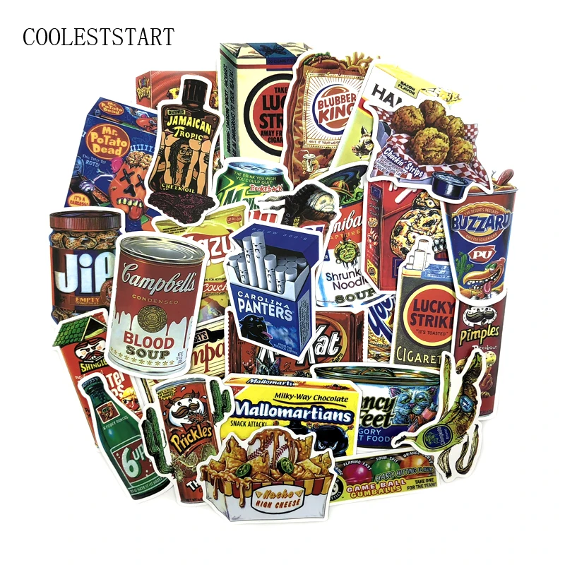 37Pcslot Funny Snacks And Drinks Stickers Pvc Waterproof For Laptop Car Luggage Phone Bicycle Toy Graffiti huismerk kopen in de aanbieding 37Pcslot Funny Snacks And Drinks Stickers Pvc Waterproof For Laptop Car Luggage Phone Bicycle Toy Graffiti huismerk kopen in de aanbieding