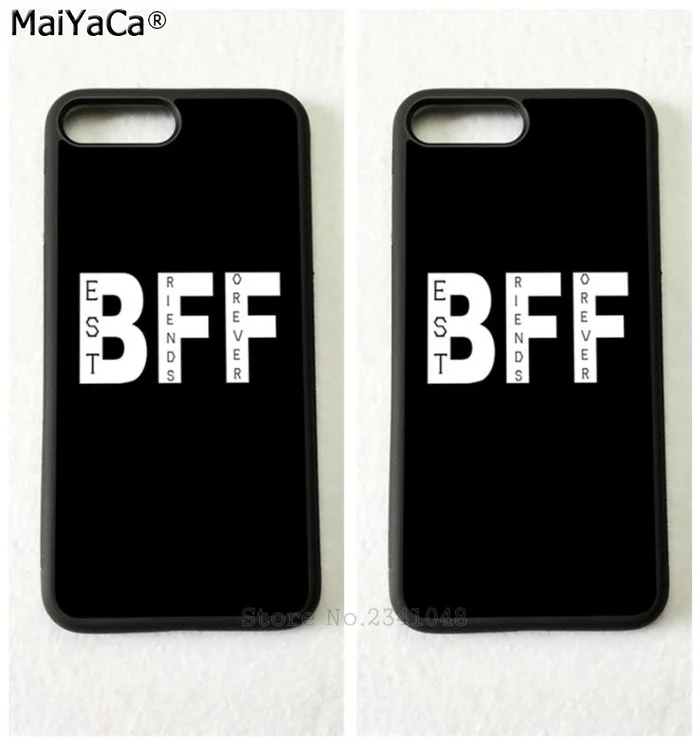 Maiyaca лучшие друзья навсегда BFF мягкие силиконовые чехлы для телефонов iPhone 11 pro max 5s