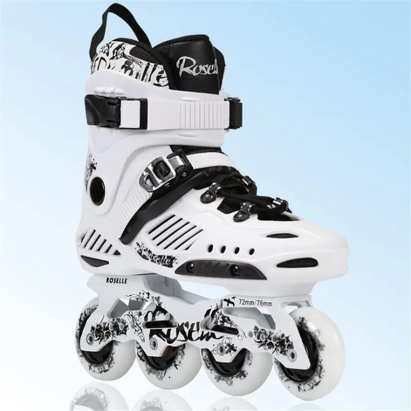 Rollerblade زلاجات دوارة الرجال النساء مضمنة أحذية التزلج عالية الجودة انزلاق حرة التزلج Patins 4 عجلات المهنية