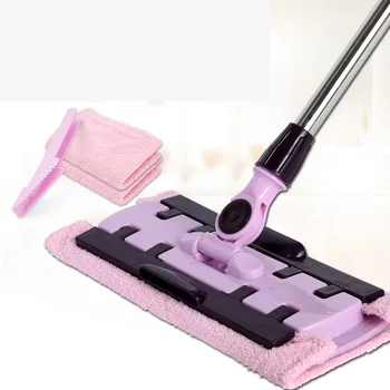 

fregona escobilla de goma Rotating 360 Mop Floor Cleaning Mop Easy Bucket Dust Mop Magic Easy Microfiber Mop with 2 cloth