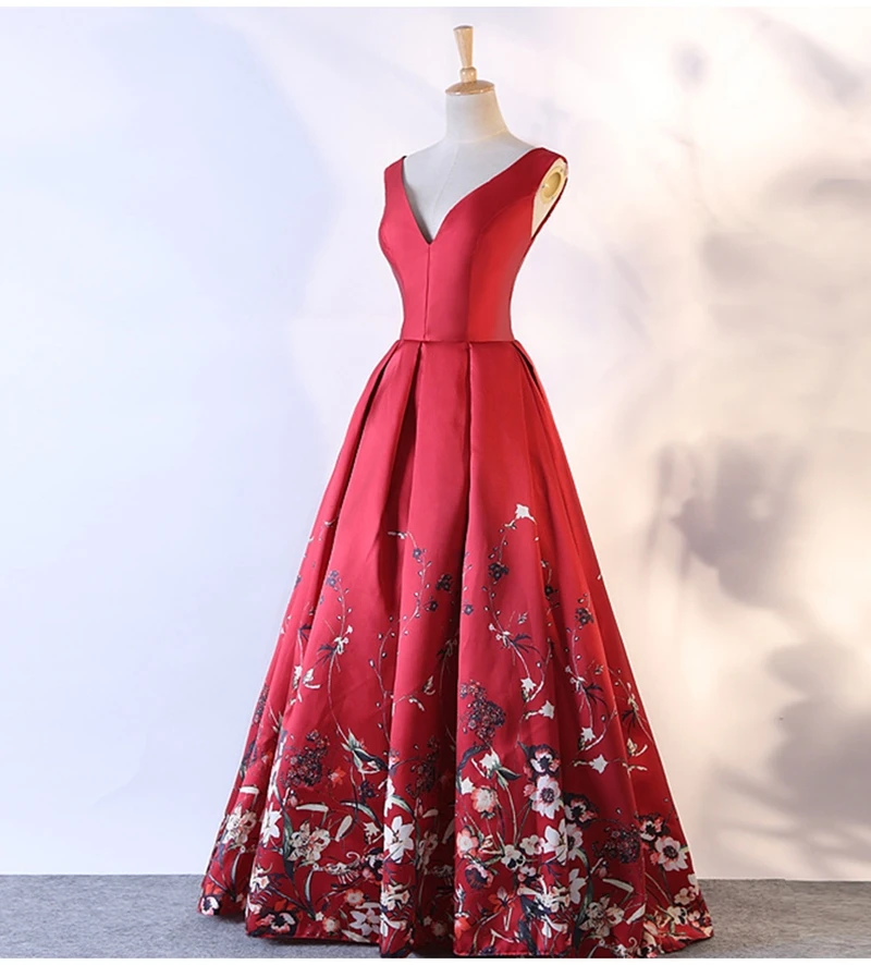 Элегантное красное Королевское длинное платье подружки невесты трапециевидной формы свадебное платье для вечеринки женское модное платье без рукавов с вырезом лодочкой