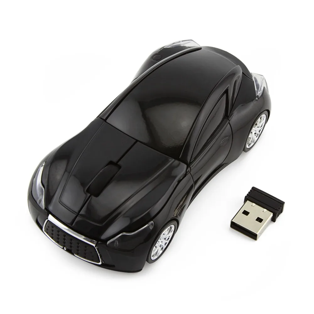 2,4 ГГц беспроводной автомобиля в форме мышь Мыши компьютерные с USB приемник для ПК ноутбук интимные аксессуары
