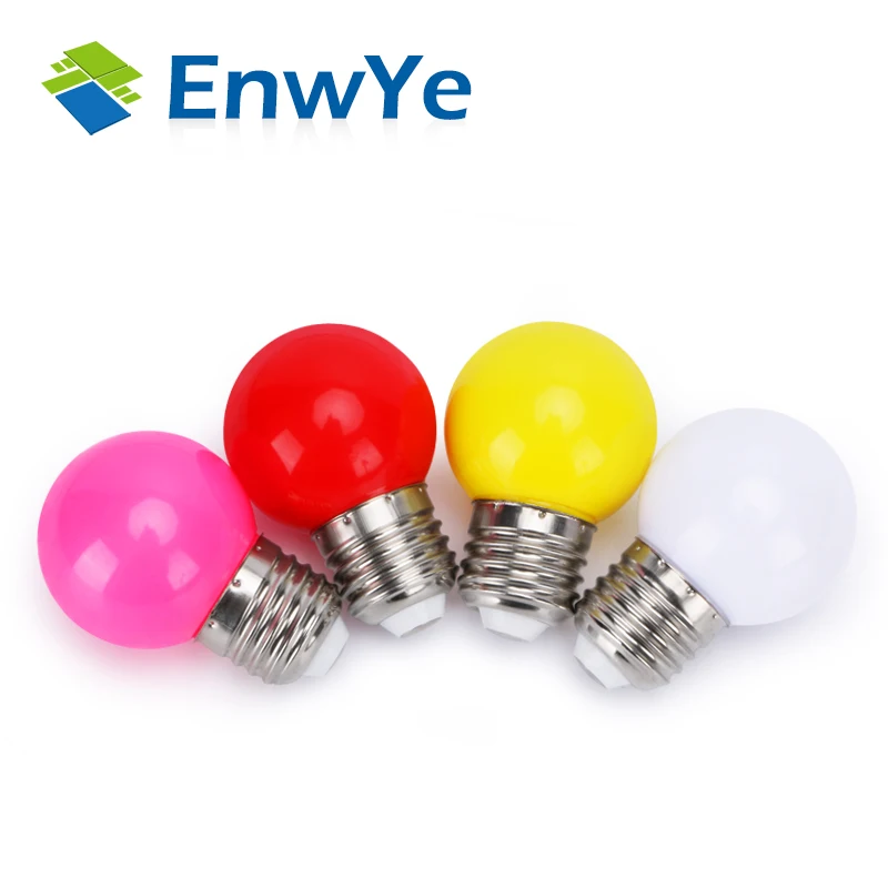 EnwYe 5PCS E27 3W LED Lamp Colorful Bombillas Lampada 220V LED Light Lamparas Led Bulbs Colorful bulb Light flashlight LED EnwYe 5PCS E27 3W LED Lamp Colorful Bombillas Lampada 220V LED Light Lamparas Led Bulbs Colorful bulb Light flashlight LED