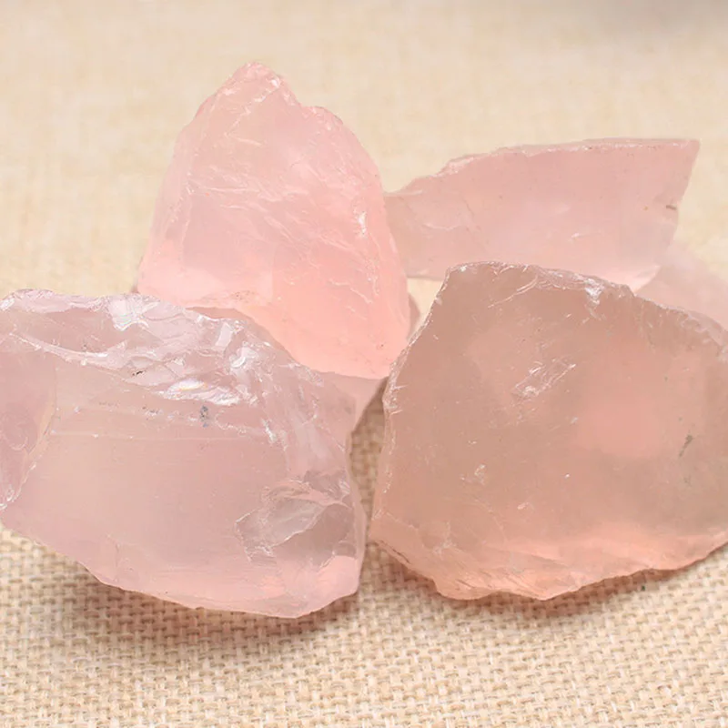 1pc Natural Pink Quartz Crystal Stone Rock Mineral Specimen Collectible