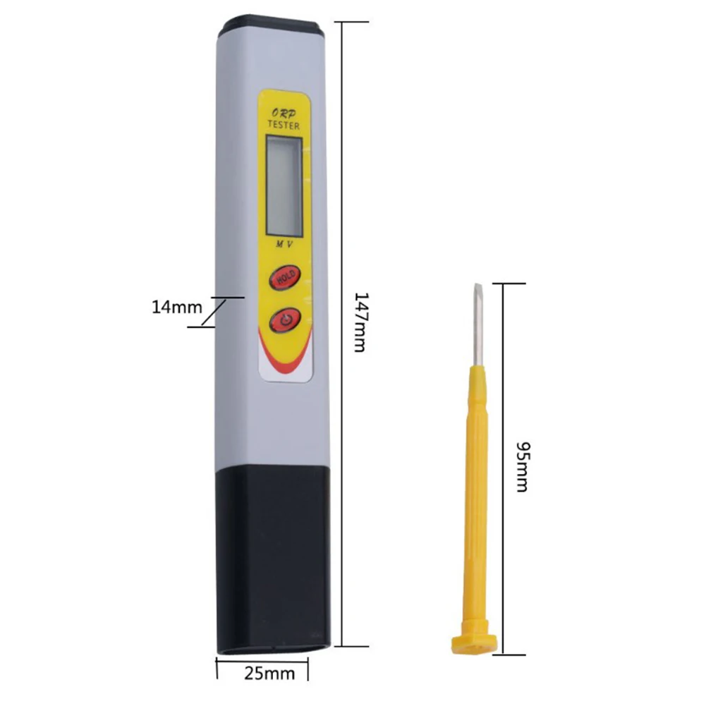 ORP измерительный прибор отрицательный потенциал ручка с подсветка lcd индикатор Портативный бытовой питьевой Тестеры качества воды оборудование Oxida