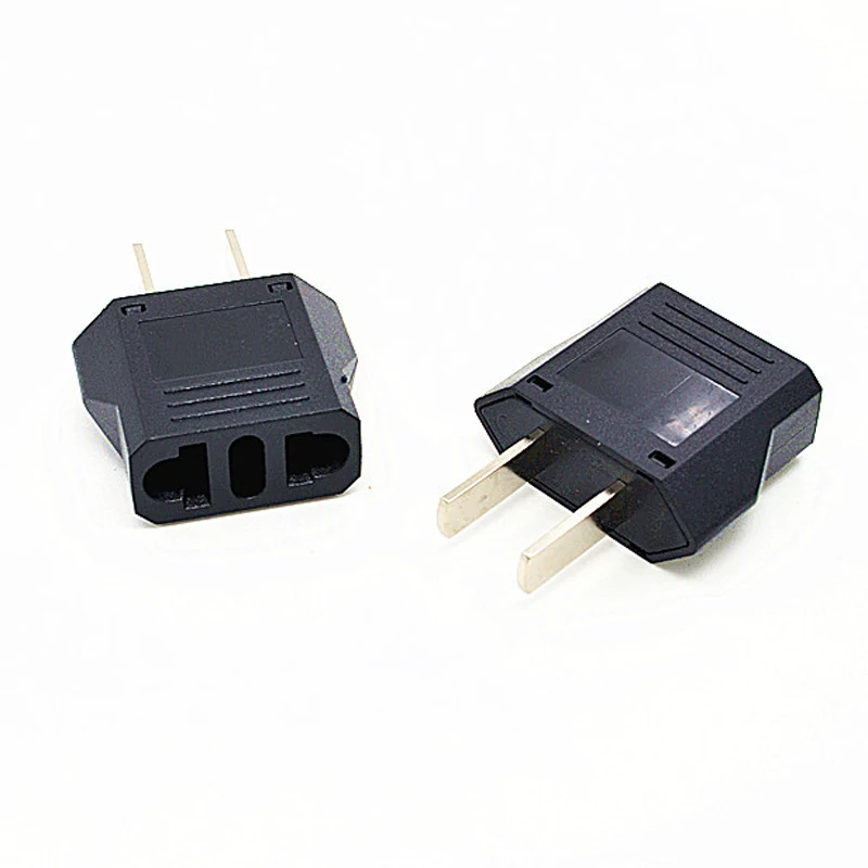 black US american flat plug adapter Adaptor Socket Plug Converter